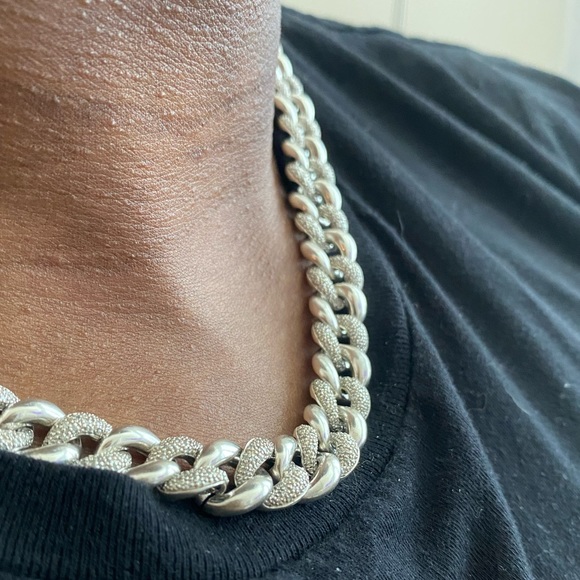 SOLD. 8Ct Diamond Miami Cuban Chain - Picture 4 of 4